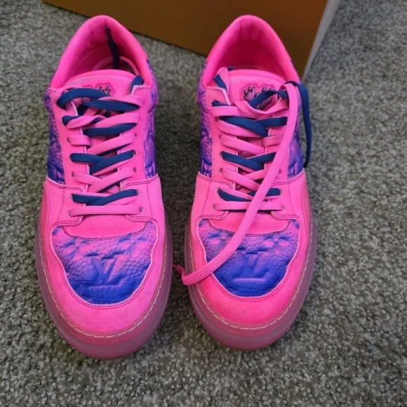 Louis Vuitton Pink and Purple Men's Sneakers